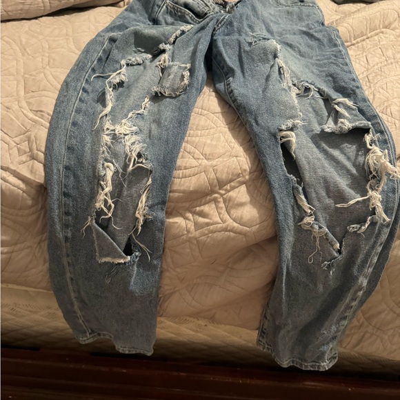 Simply Society Distressed and Worn Jeans size 7 - Picture 3 of 5